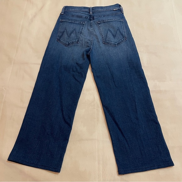 MOTHER- The Rambler Zip Ankle Straight Leg Pants in Dark Wash High Tide Size 27 - Picture 6 of 10